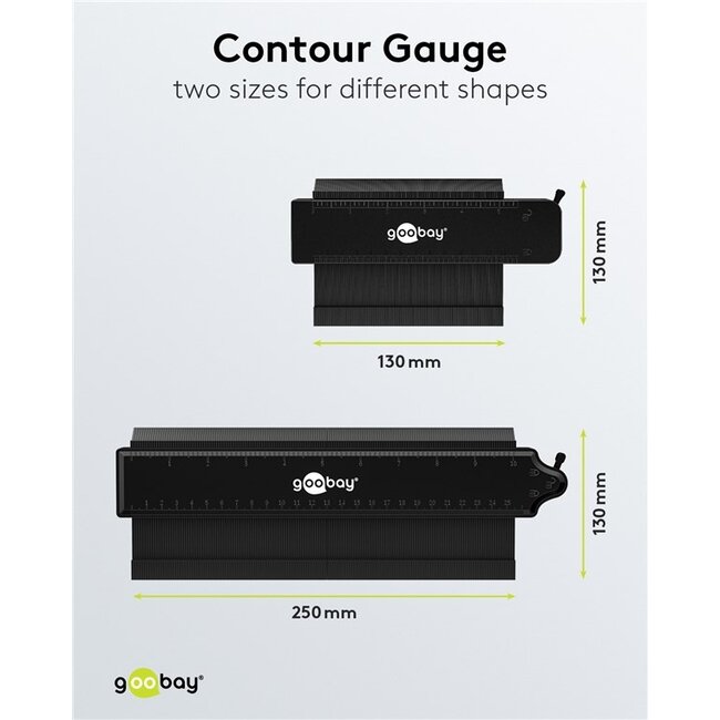 Goobay Contour Gauge, Set of 2