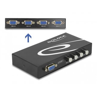 DeLOCK Delock Switch VGA 4 port manual bidirectional
