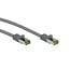 Goobay GHMT-certified CAT 8.1 S/FTP Patch Cord, AWG 26, grey 0.5 m