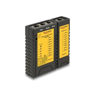 DeLOCK Delock Cable Tester RJ45 / RJ12 / PoE