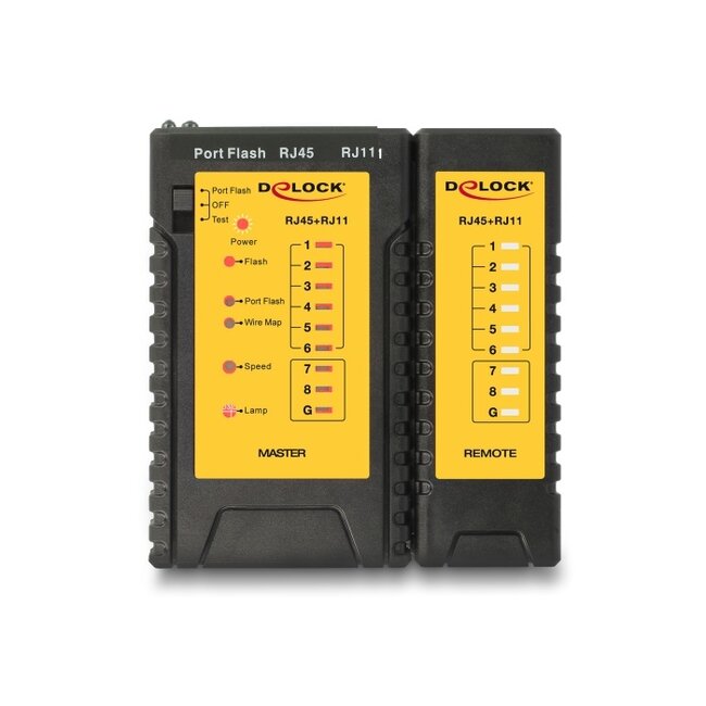Delock Cable Tester RJ45 / RJ12 / PoE