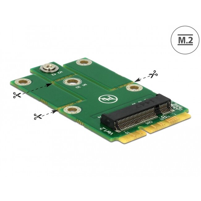 Delock Adapter MiniPCIe > M.2 NGFF