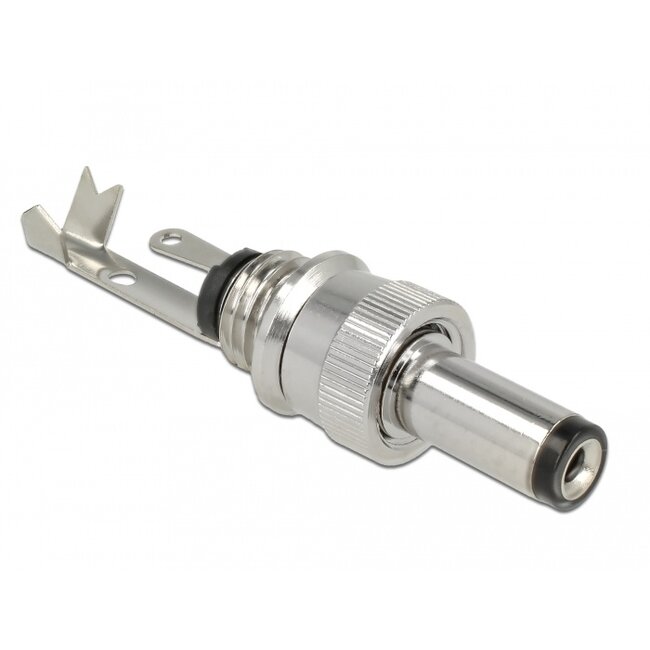 Delock Connector DC 5.5 x 2.5 mm with 12.0 mm length male soldering version