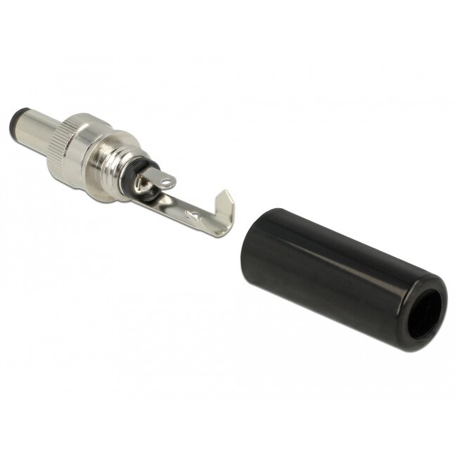 Delock Connector DC 5.5 x 2.5 mm with 12.0 mm length male soldering version