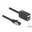 Delock Network Extension Cable RJ45 plug to RJ45 jack Cat.8.1 S/FTP 1 m black