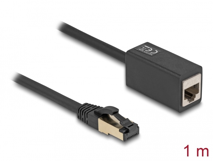 DeLOCK 87105, 1 m, Cat8.1, S/FTP (S-STP), RJ-45, RJ-45