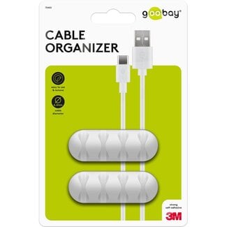 Goobay Goobay Cable Management 4 Slots, White