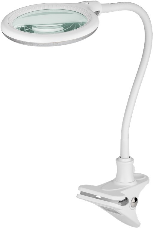 Goobay LED Magnifying Lamp with Clamp, 6 W, white |
