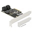 Delock 5 port SATA PCI Express x4 Card - Low Profile Form Factor