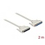 Delock Serial Cable D-Sub 37 male to female 2 m