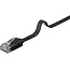 Goobay CAT 6 Flat Patch Cable, U/UTP, black 1 m
