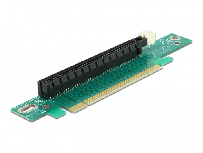 DeLOCK Riser Card PCI Express x16 > x16 90° linkshoekig