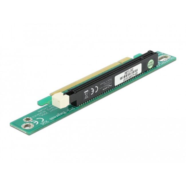 Delock Riser Card PCI Express x16 > x16 90° left angled