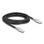 Delock RJ45 Network Cable Cat.6A S/FTP with secure clips set 3 m black