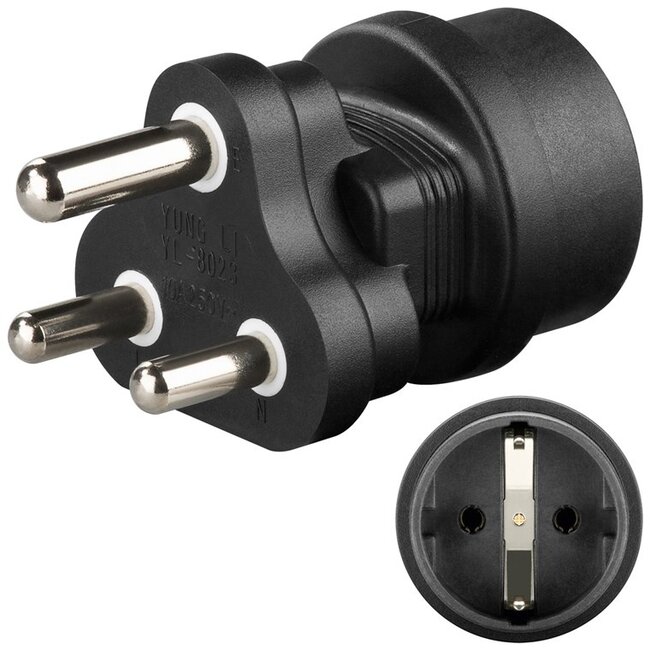 Goobay Mains Adapter South Africa, Black