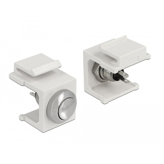 Delock Keystone Push-button white