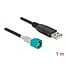 Delock Cable HSD Z male to USB 2.0 Type-A male 1 m