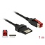 Delock PoweredUSB cable male 24 V > 8 pin male 1 m for POS printers and terminals