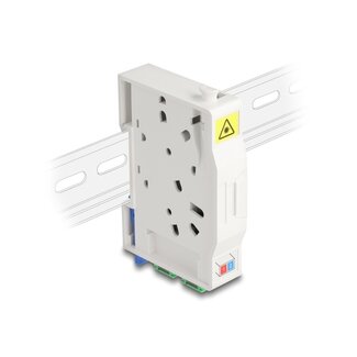 DeLOCK Delock Optical Fiber Connection Box for DIN rail with splice holder and 2 x SC Simplex coupler