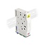 Delock Optical Fiber Connection Box for DIN rail with splice holder and 2 x SC Simplex coupler