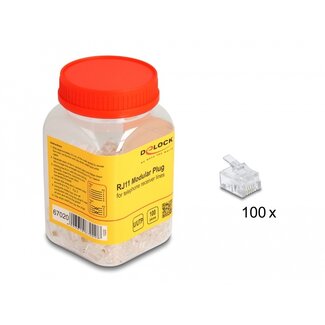 DeLOCK Delock RJ11 Modular Plug 100 pcs