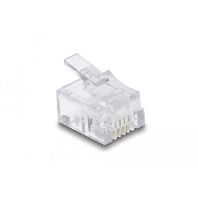 Delock RJ11 Modular Plug 100 pcs