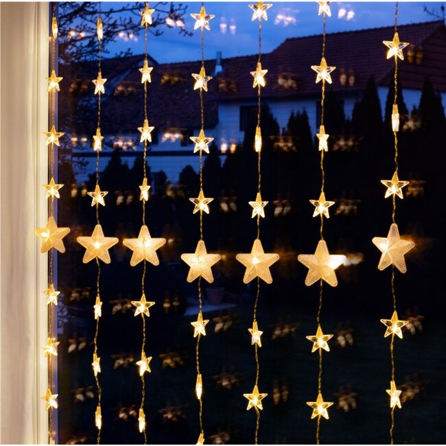 Goobay Star Curtain with 80 LEDs