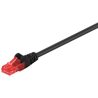 Goobay Goobay CAT 6 Patch Cable, U/UTP, black 2 m