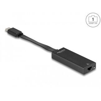 DeLOCK Delock USB Type-C™ Adapter to Gigabit LAN slim