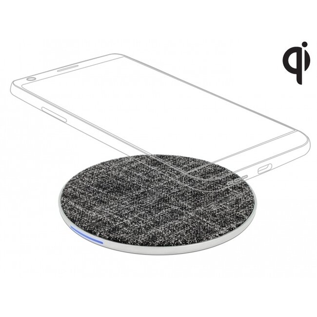 Delock Wireless Qi Fast Charger 7.5 / 10 W