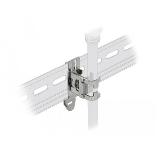 DeLOCK Delock Shield Clamp for DIN Rail - Cable diameter 10 - 20 mm