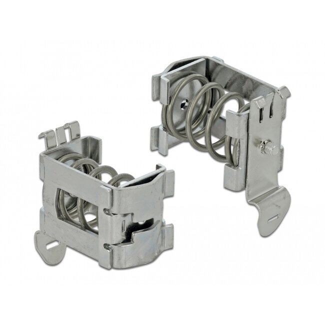 Delock Shield Clamp for DIN Rail - Cable diameter 10 - 20 mm