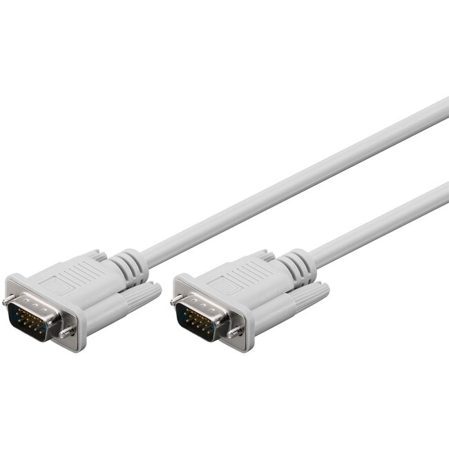 Goobay VGA Monitor Cable, nickel-plated 5 m