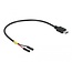 Delock Cable USB Type-C™ male > 2 x pin header female separate power 20 cm
