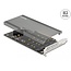 Delock PCI Express x16 Card to 4 x internal NVMe M.2 Key M with Heat Sink and Fan - Bifurcation