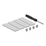 Delock PCI Express x16 Card to 4 x internal NVMe M.2 Key M with Heat Sink and Fan - Bifurcation