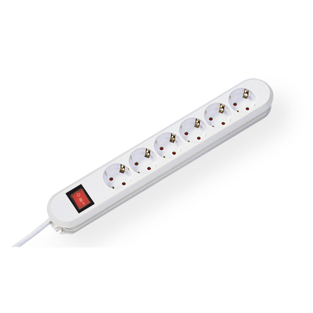 381.250K - Socket outlet strip white 381.250K