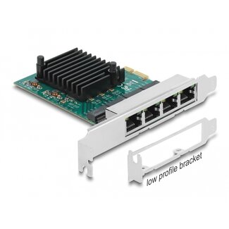 DeLOCK Delock PCI Express x1 Card 4 x RJ45 Gigabit LAN RTL8111