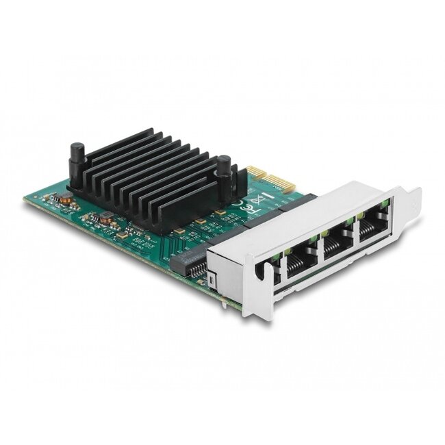 Delock PCI Express x1 Card 4 x RJ45 Gigabit LAN RTL8111