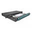 Delock 19″ Optical Fiber Splice Box 12 x SC Duplex OM3 1U complete assembled