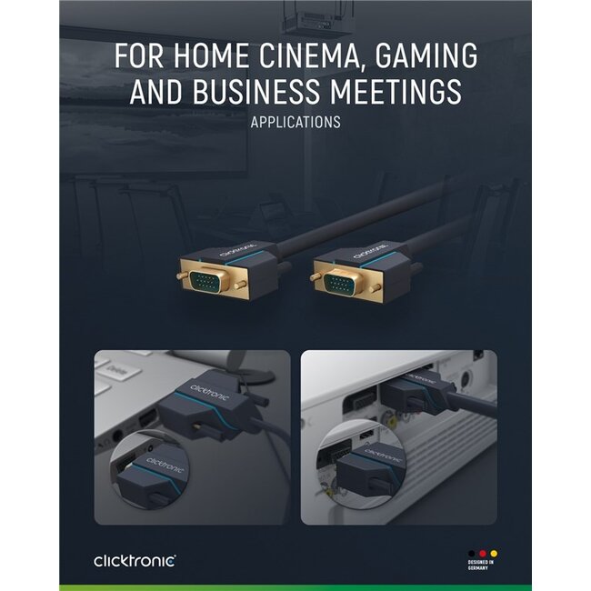 Clicktronic VGA Cable 3 m