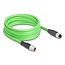 Delock M12 Cable X-coded 8 pin male to female PUR (TPU) 5 m