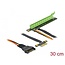 Delock Riser Card PCI Express x1 to x16 with flexible cable 30 cm