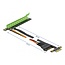Delock Riser Card PCI Express x1 to x16 with flexible cable 30 cm
