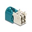 Delock Mini FAKRA Z plug quad downwards angled A-Type PCB