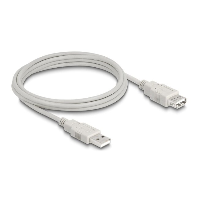 Delock Extension cable USB 2.0 Type-A male to USB 2.0 Type-A female 3 m beige