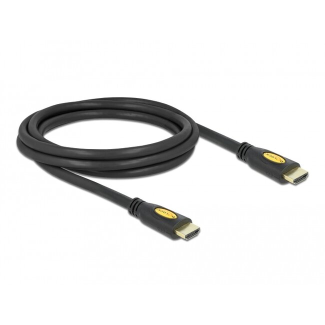 Delock Cable High Speed HDMI with Ethernet - HDMI-A male > HDMI-A male 4K 2.0 m