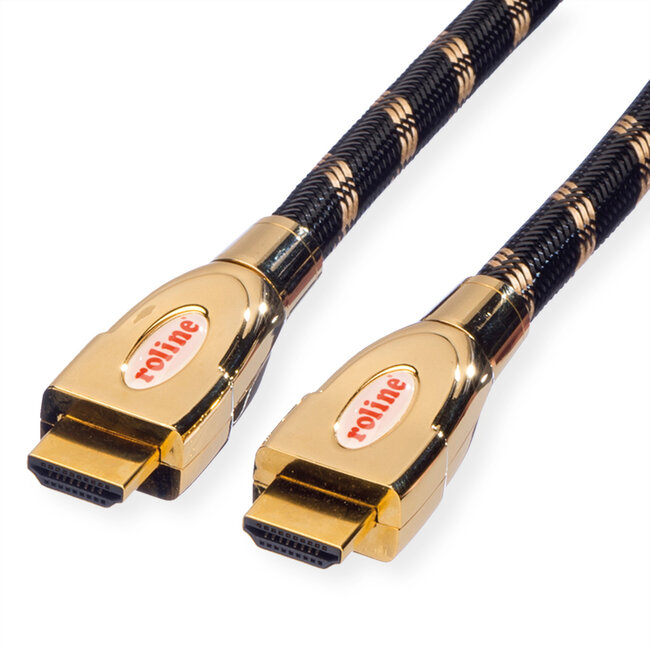 ROLINE GOLD HDMI Ultra HD kabel met ethernet, M/M   , 1,5 m