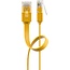 Goobay CAT 6 Flat Patch Cable, U/UTP, yellow 1 m