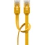 Goobay CAT 6 Flat Patch Cable, U/UTP, yellow 1 m